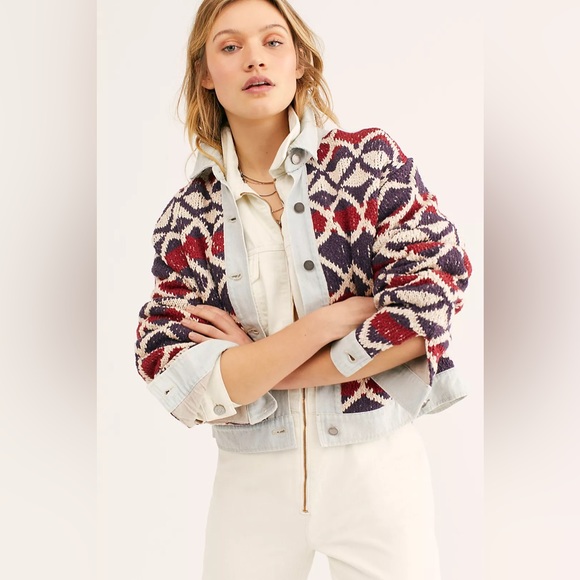 Free People Jackets & Blazers - Free people Lakeside denim jacket